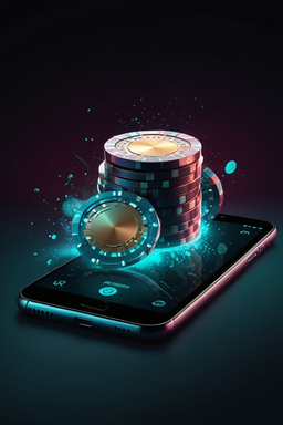Telefon cu aplicația Nnv Casino